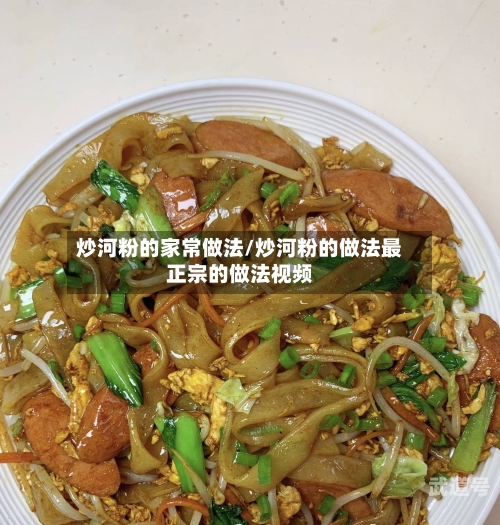炒河粉的家常做法/炒河粉的做法最正宗的做法视频-第3张图片