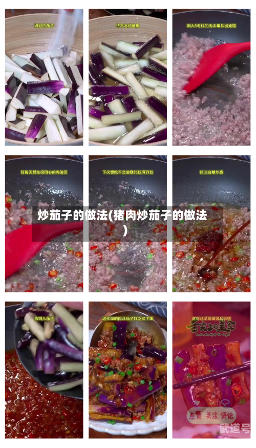 炒茄子的做法(猪肉炒茄子的做法)-第2张图片